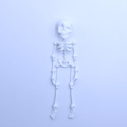 🎃 3D Printed Vintage Skeleton Magnetic Figurine